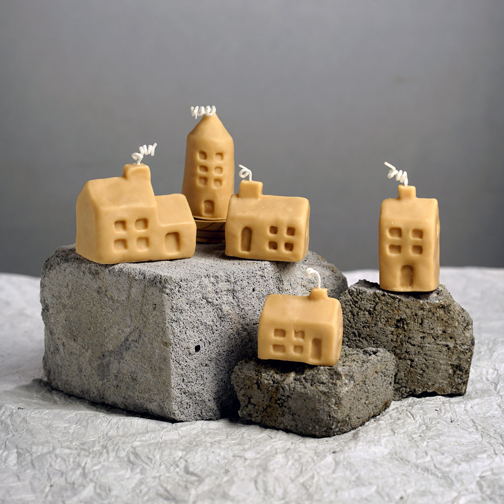 Creative House Shaped Scented Candles for Gift- Set of 5