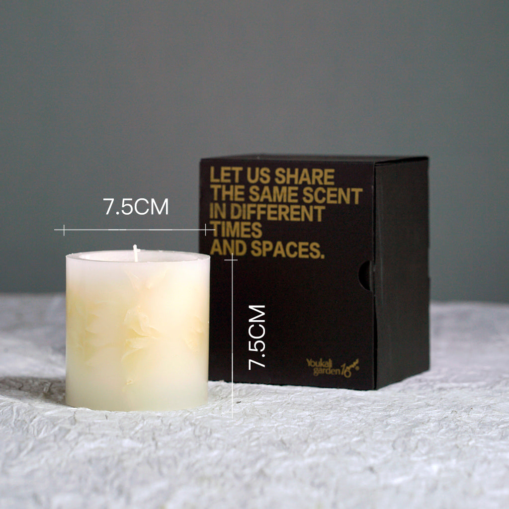 Handmade Shelled White Scented Art Candle for Yoga,Home Decor,Gift 9-12 oz,25-32 Hours