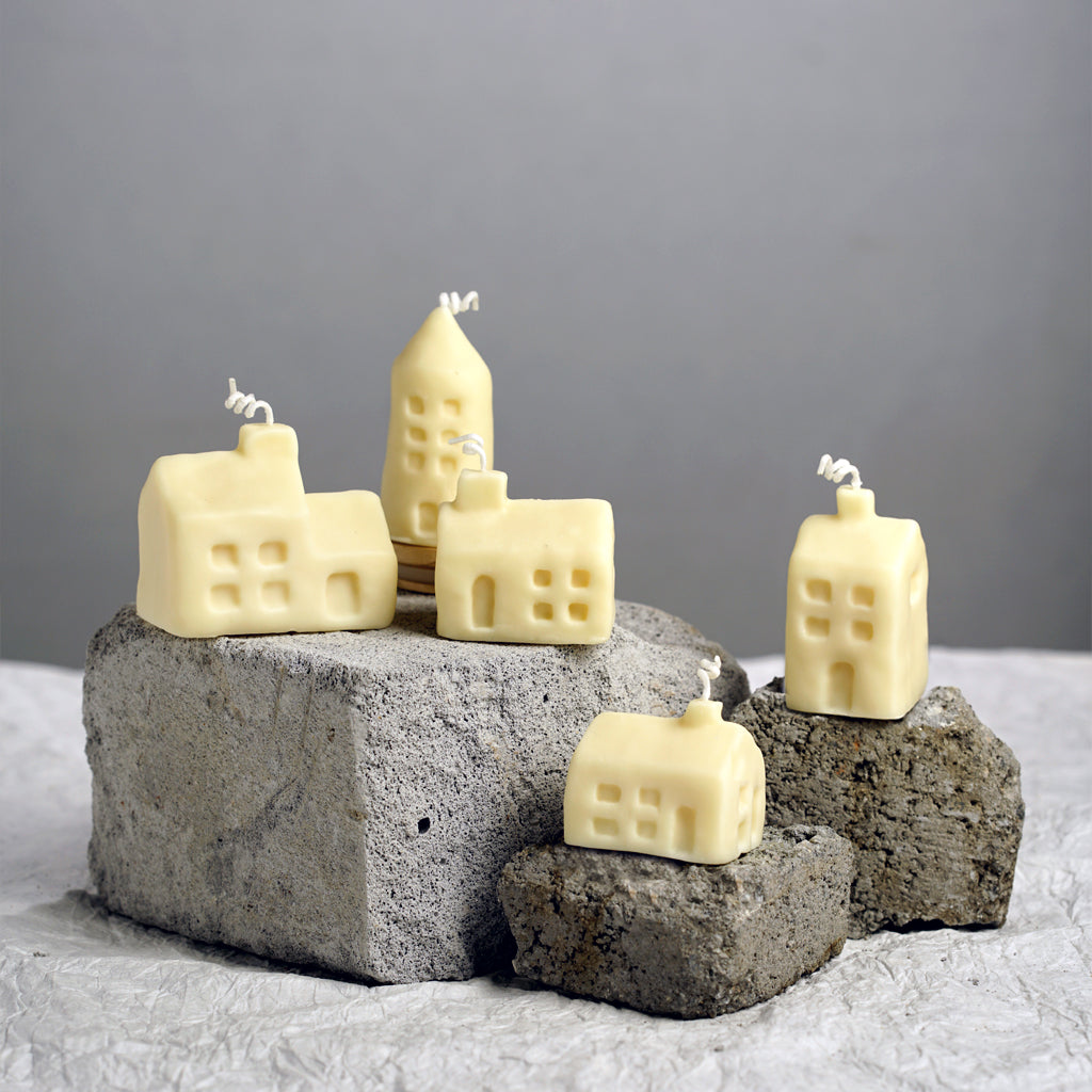 Creative House Shaped Scented Candles for Gift- Set of 5