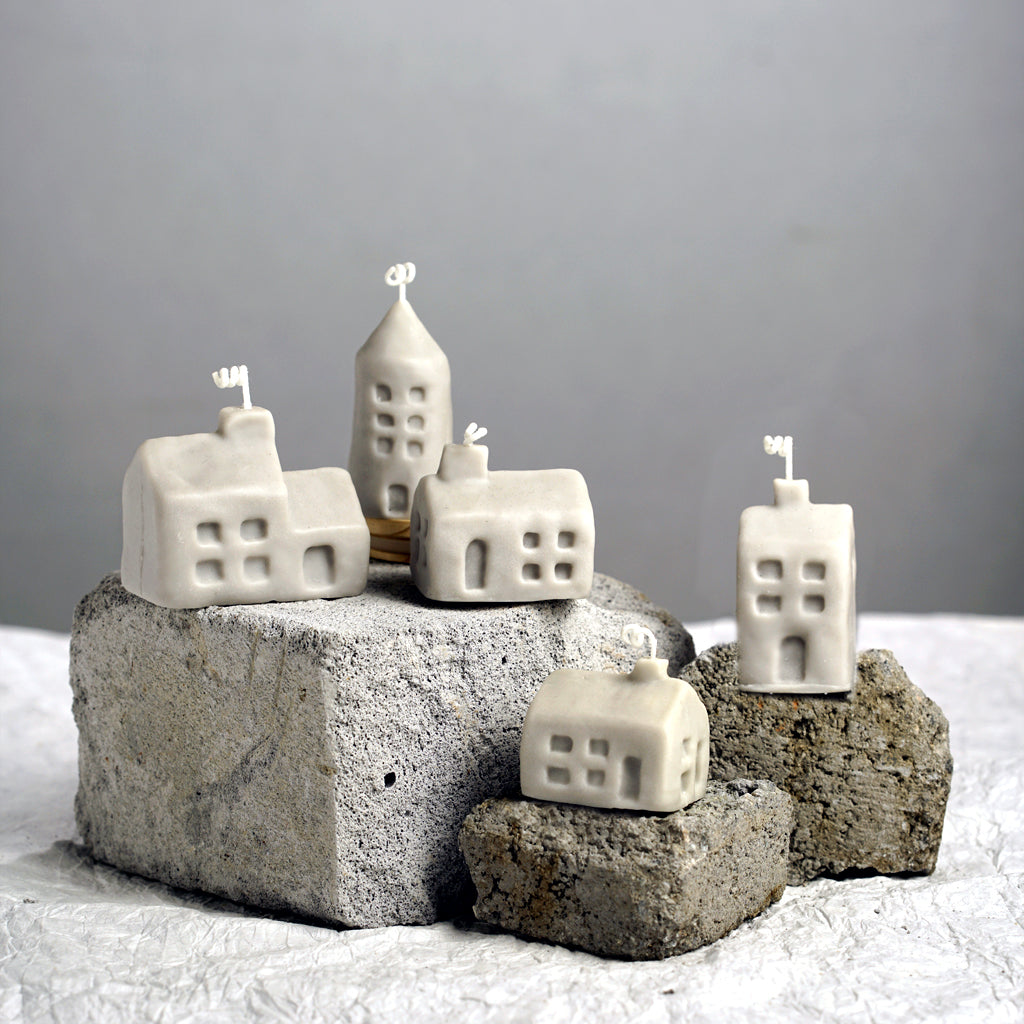 Creative House Shaped Scented Candles for Gift- Set of 5