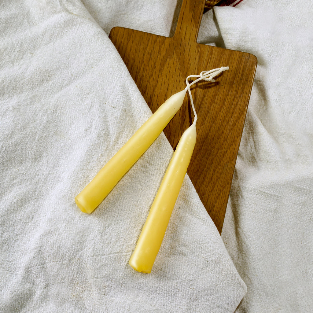Hand Dipped Original Craftsmanship Beeswax Candle for Dining Room and Bedroom-2*15 cm 3 Hours