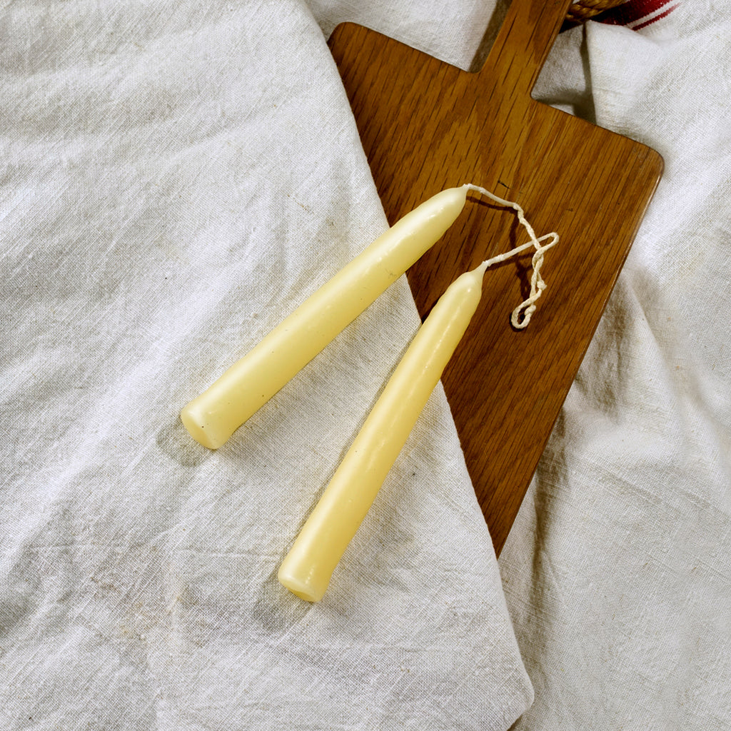 Hand Dipped Original Craftsmanship Beeswax Candle for Dining Room and Bedroom-2*15 cm 3 Hours