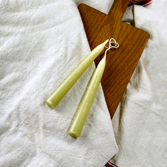 Hand Dipped  Original Craftsmanship Beeswax Candle for Dining Room and Bedroom-2*15 cm 3 Hours