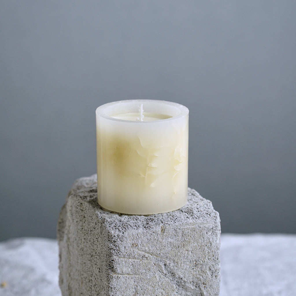 Handmade Shelled White Scented  Art Candle for Yoga,Home Decor,Gift 9-12 oz,25-32 Hours